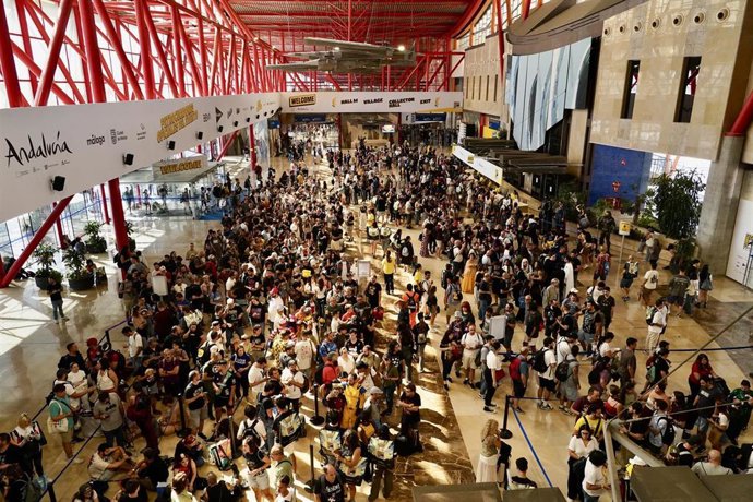 Archivo - Ambiente en la última jornada de la San Diego Comic-Con en Málaga, a 28 de septiembre de 2025 . (Foto de archivo).