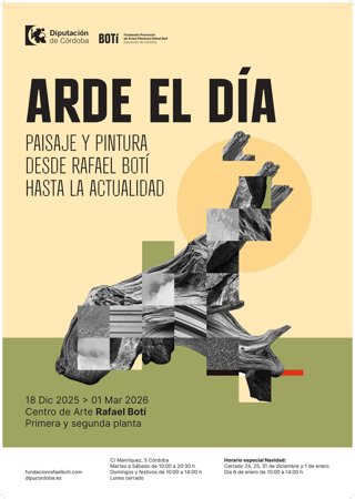 El cartel de la muestra 'Arde el Día'.
