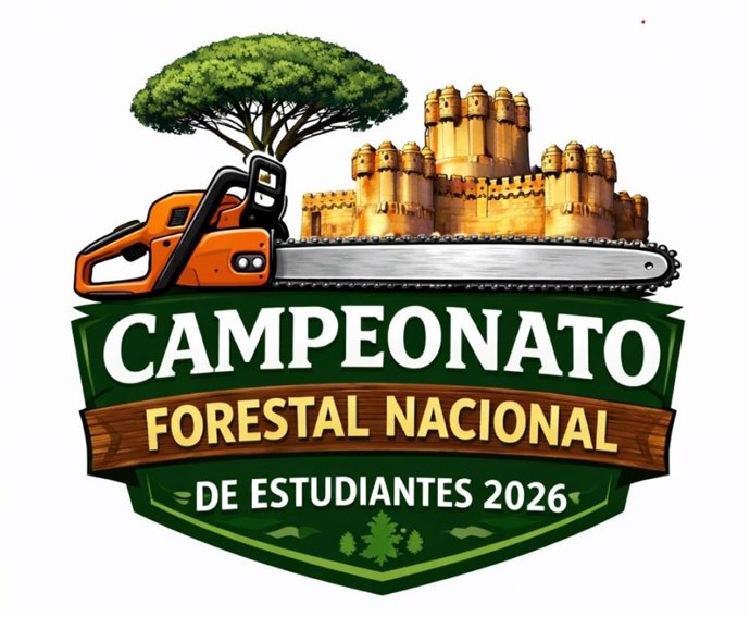 Cartel del Campeonato Forestal de Estudiantes en el Centro Integrado de Formación Profesional de Coca.
