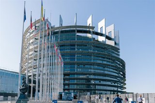 Archivo - Exterior del Parlamento Europeo.