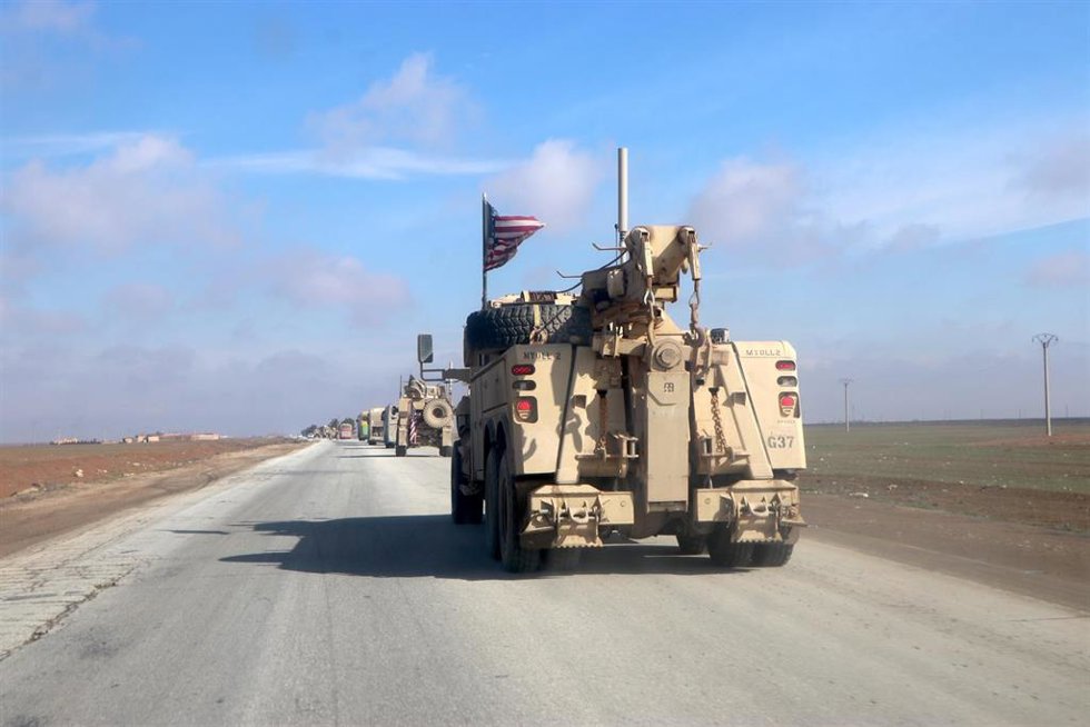 Imagen de archivo de retirada de EEUU de posiciones militares en Siria 