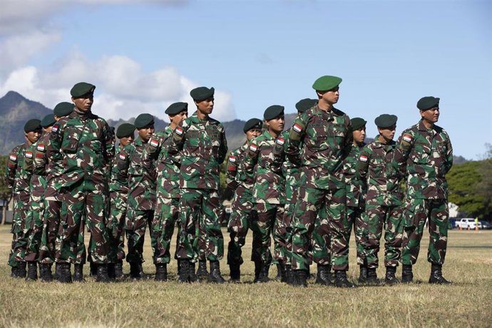 Militares de las Fuerzas Armadas de Indonesia (archivo)