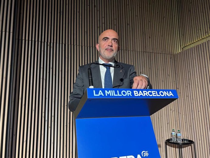 Archivo - El líder del PP en el Ayuntamiento de Barcelona, Daniel Sirera