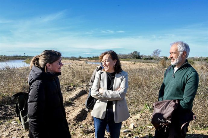 Paneque durante la visita.