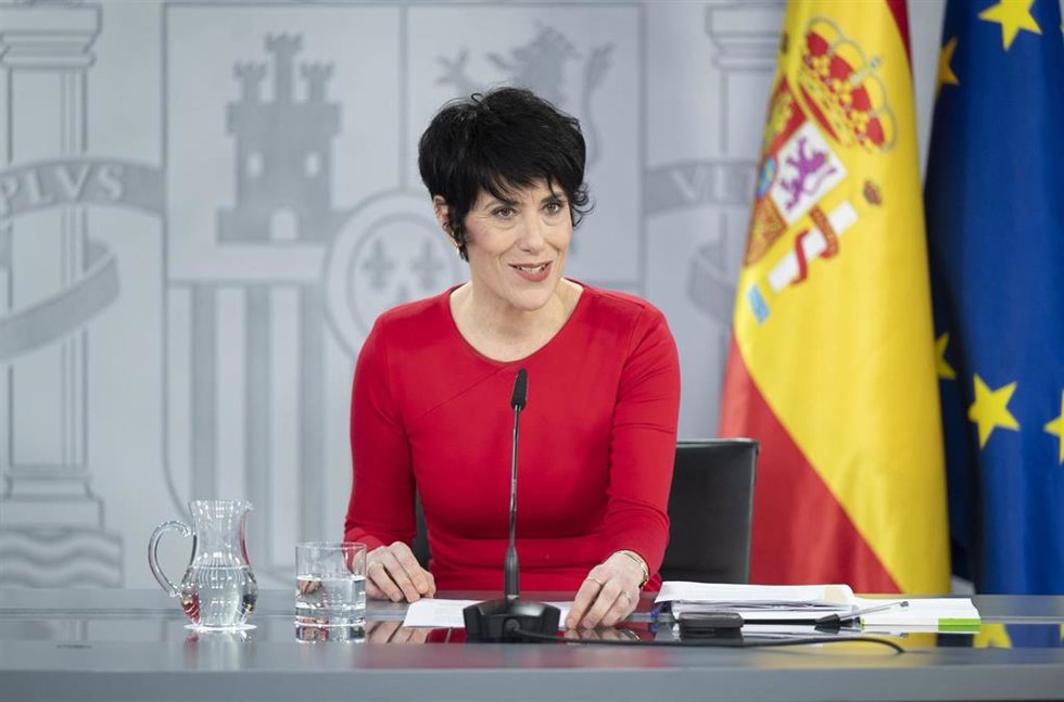 La ministra de Inclusión Seguridad Social y Migracioneas y portavoz del Gobierno, Elma Saiz