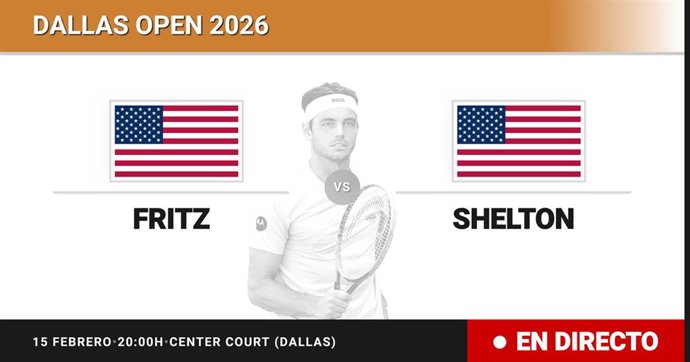 Taylor Fritz - Ben Shelton: resumen y estadísticas del partido de Final de Dallas Open