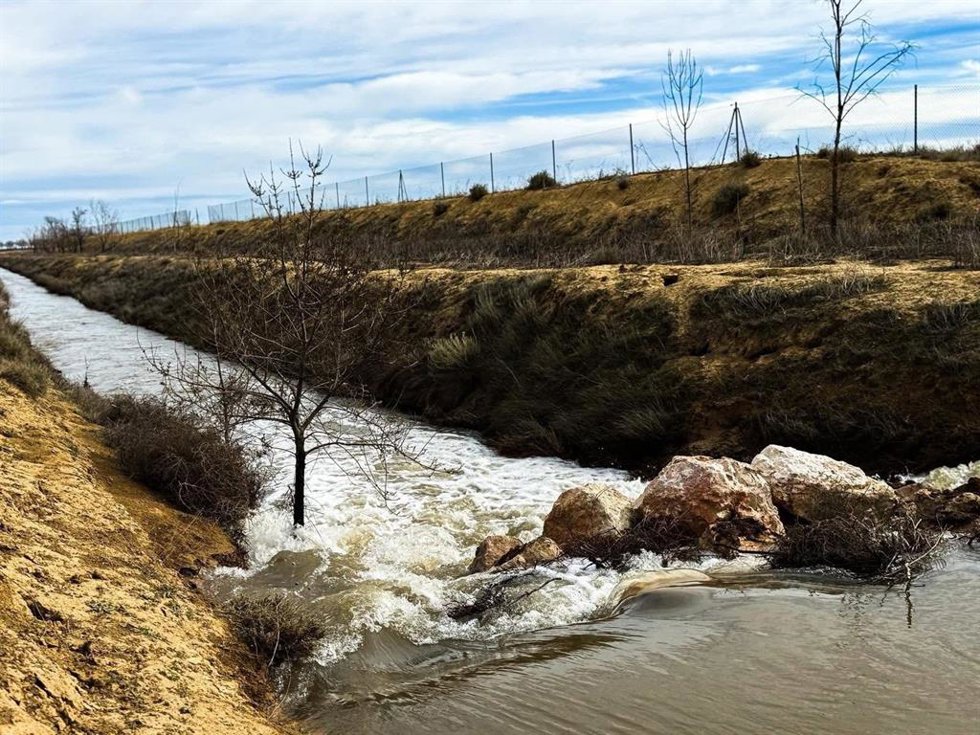 Cauce del río Jardín en Albacete.