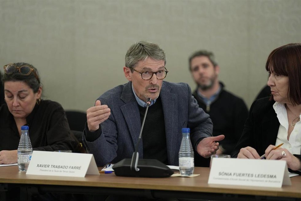 Archivo - El presidente de la Taula d'entitats del Tercer Sector Social de Catalunya, Xavier Trabado