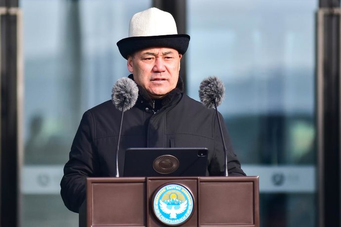 Archivo - El presidente de Kirguistán, Sadir Japarov.