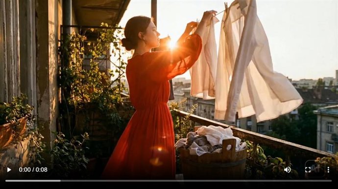 Captura de vídeo generado con Seedance 2.0