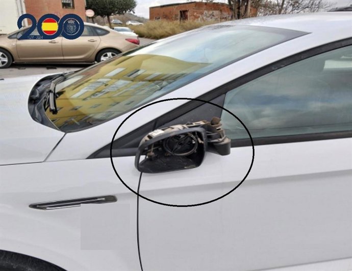 Uno de los vehículos afectados