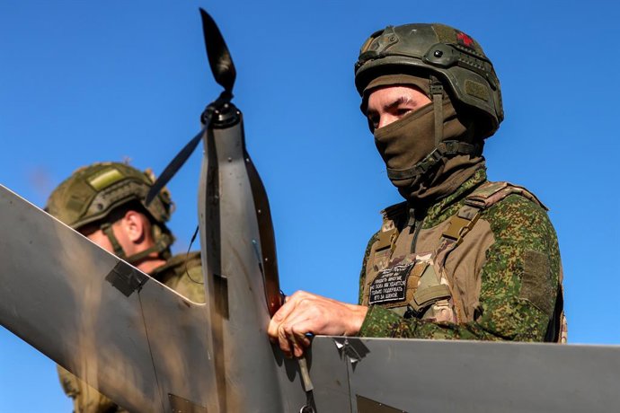 Archivo - Imagen de archivo de militares rusos.