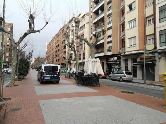 Una persona detenida en una operación antidroga en Avenida de la Paz en Logroño