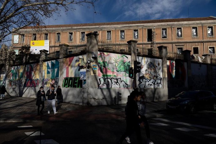 Archivo - Fachada de la Tabacalera Espacio Promoción del Arte, en Embajadores