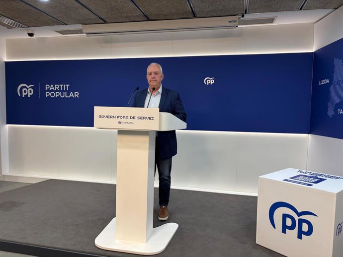 El secretari general del PP de Catalunya, Santi Rodríguez, aquest dilluns