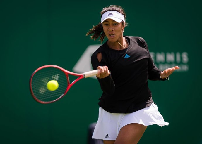 Archivo - Destanee Aiava of Australia in action during qualifications at the 2019 Nature Valley Classic WTA Premier tennis tournament.