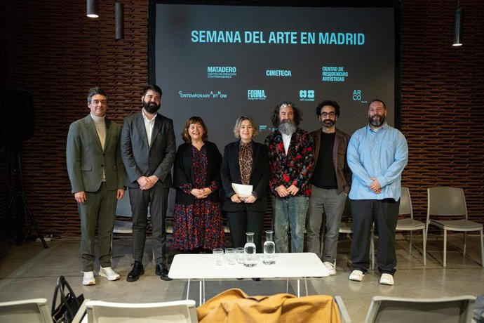 Presentación de la Semana del Arte en Madrid, en Matadero Madrid, a 16 de febrero de 2026, en Madrid (España).
