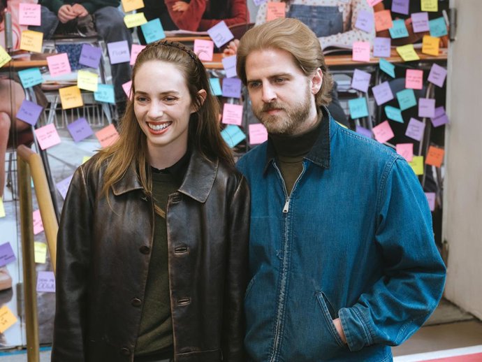 Archivo - April 14, 2025, New York, New York, United States: Maya Hawke and Christian Lee Hutson attend 'John Proctor is the Villain' Broadway Opening Night at Booth Theatre in New York.