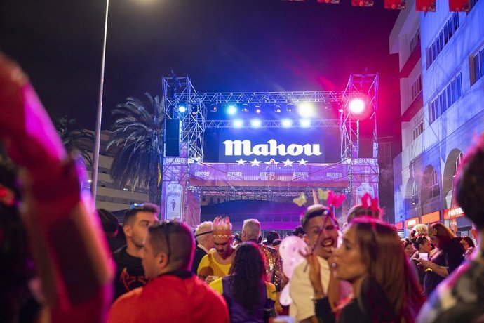 Noche de Carnaval de Las Palmas de Gran Canaria