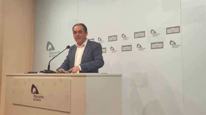 El presidente de la Diputación de Soria analiza las inundaciones tras la Junta de Gobierno Local.