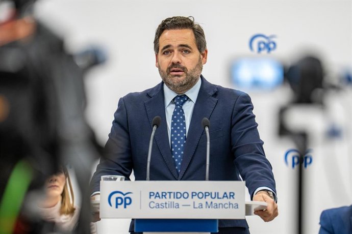 Archivo - El presidente del Partido Popular de Castilla-La Mancha, Paco Núñez.