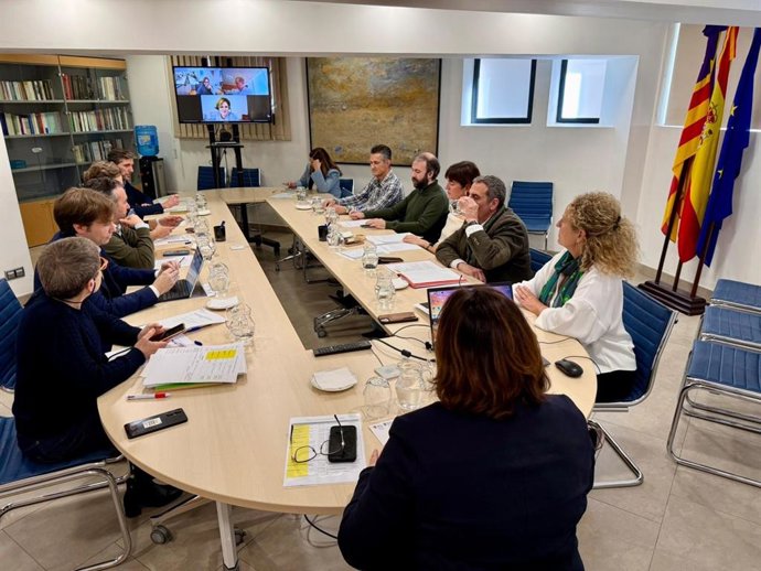 Segunda reunión del pleno de la Comisión para la Gestión de las Actuaciones Relacionadas con el Eclipse Solar Total de 2026, celebrada este lunes.