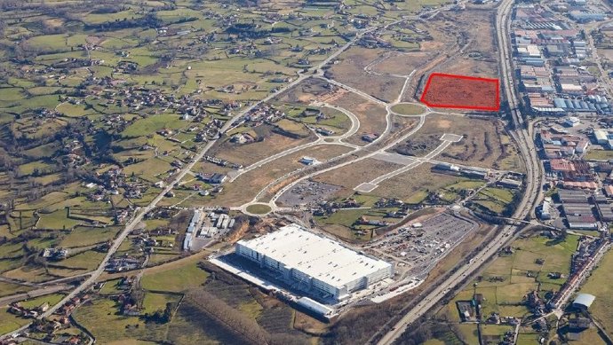 Polígono de Bobes, en Siero