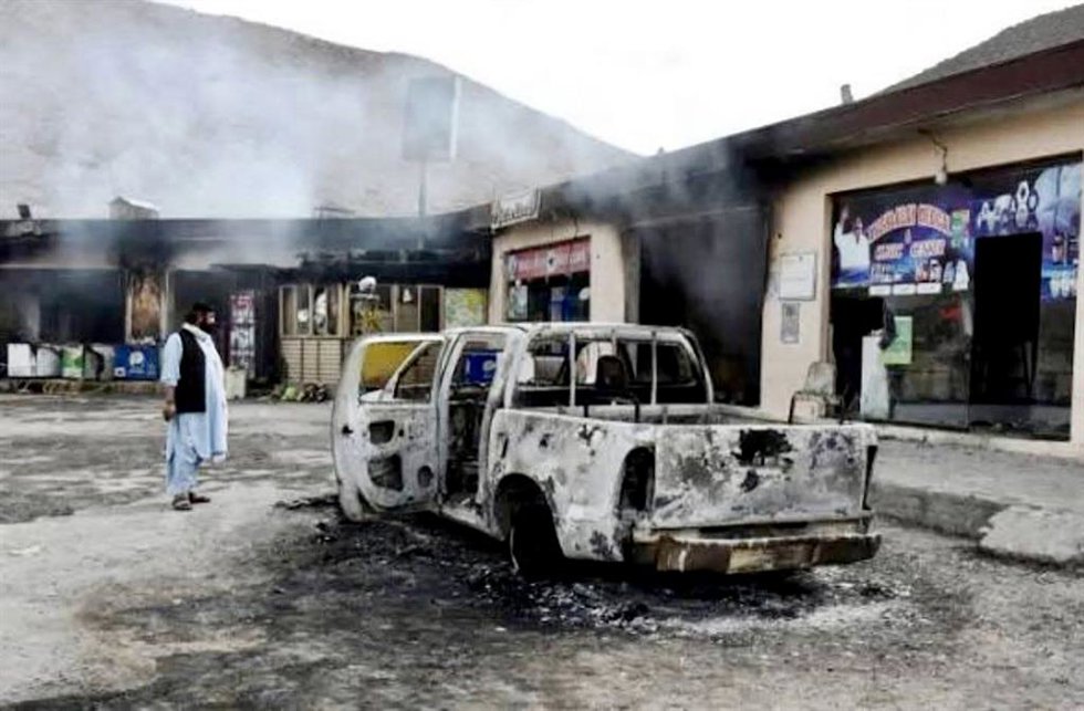 Imagen de archivo de un atentado en la ciudad paquistaní de Peshawar, en la provincia de Jaiber Pastunjuá.
