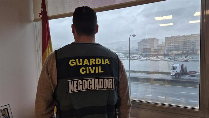 Agente negociador de la Guardia Civil.