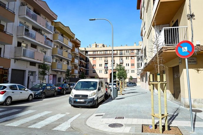 Una calle del barrio de Son Oliva de Palma
