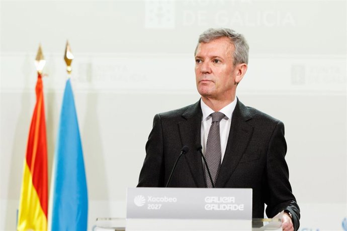 El presidente de la Xunta, Alfonso Rueda