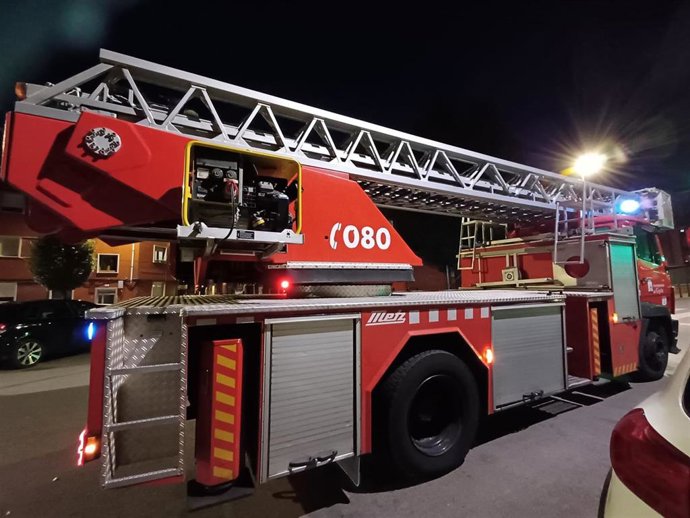 Archivo - Camión de Bomberos, Gijón.
