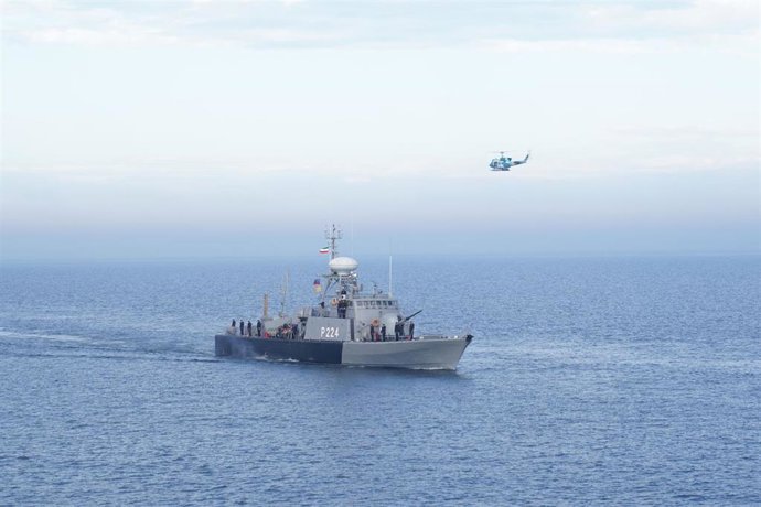 Archivo - Imagen de archivo de un buque de la Armada de Irán.