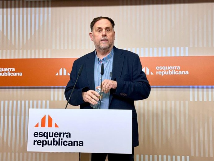 El líder d'ERC, Oriol Junqueras