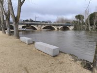 Viana (Valladolid) estudia barreras desmontables frente a inundaciones, pero ve como solución regular el Cega
