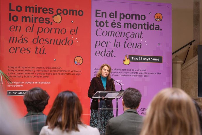 Camarero durante la presentación un plan de acción contra la pornografía entre adolescentes para evitar que la "normalicen"