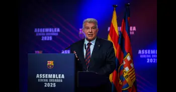 Joan Laporta anuncia su precandidatura a la presidencia del FC Barcelona con el lema 'Defensem el Barça'
