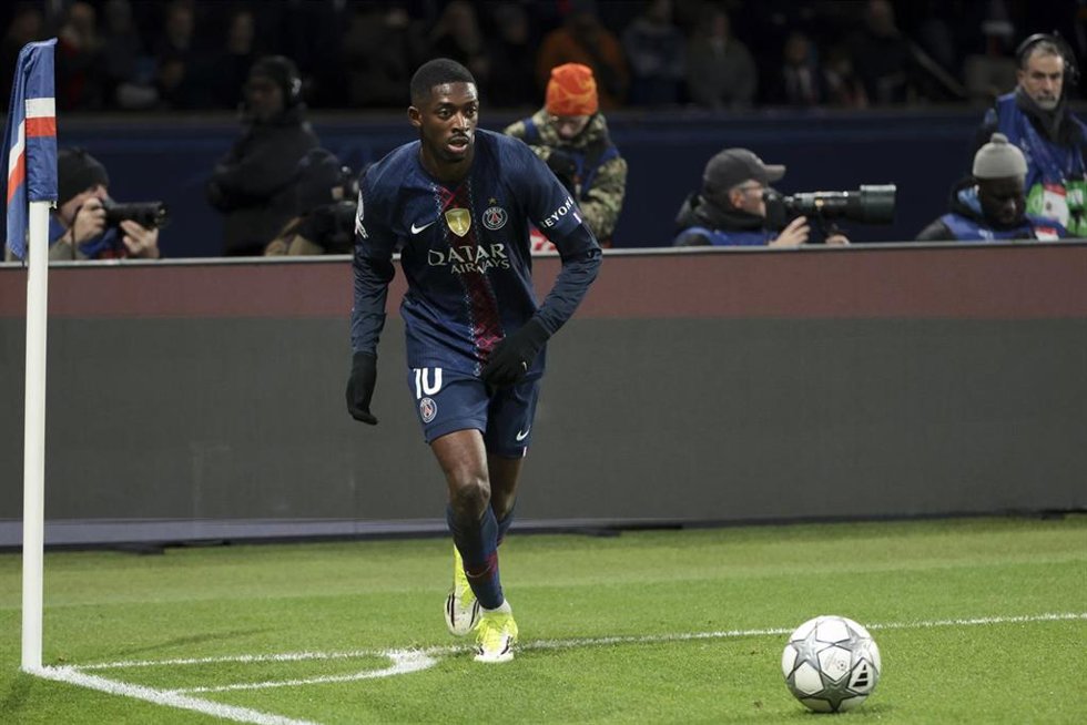 El jugador del Paris Saint-Germain Ousmane Dembélé.