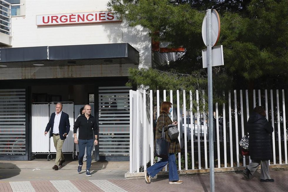 Fachada del centro de salud de Benicssim, a 16 de febrero de 2026, en Benicssim, Castellón de la Plana, Comunidad Valenciana (España). 