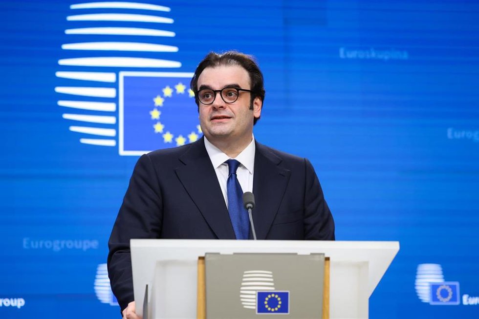 Archivo - El ministro de Finanzas griego y presidente del Eurogrupo, Kyriakos Pierrakakis