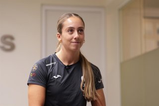 Archivo - Audrey Pascual attends an interview for Europa Press at its headquarters in Madrid on October 27, 2025 in Madrid, Spain.