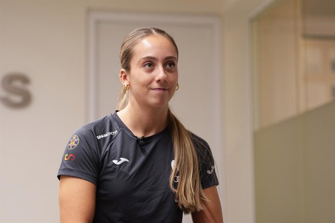 Archivo - Arquivo - Audrey Pascual participa de uma entrevista para a Europa Press em sua sede em Madri, em 27 de outubro de 2025, em Madri, Espanha.