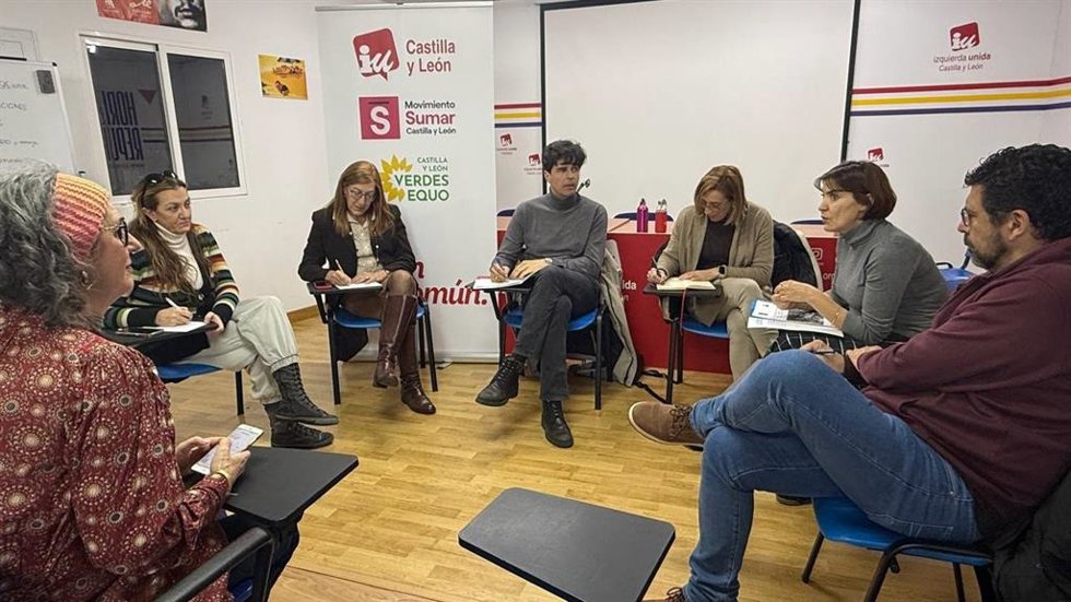 IU, Sumar y Equo en una reunión con Unicef CyL-