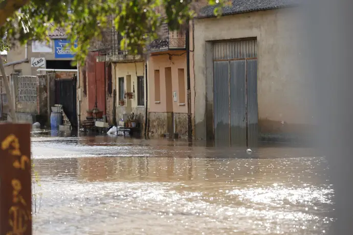 Inundaciones en el río Duero