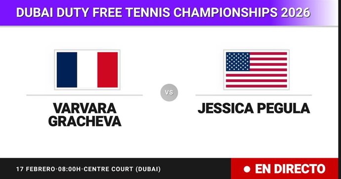 Varvara Gracheva - Jessica Pegula: resumen y estadísticas del partido de Dieciseisavos de final de Dubai Duty Free Tennis Championships