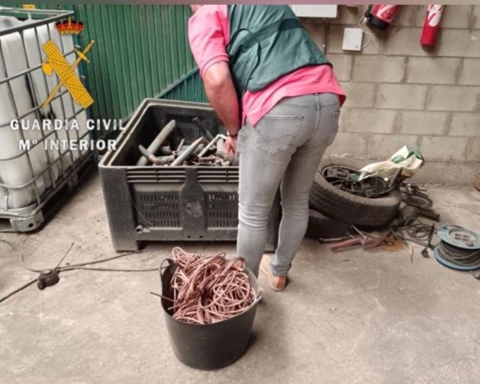 Cuatro investigados por robo de material en tres empresas de la Ribera de Navarra.