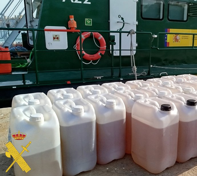 Combustible intervenido.