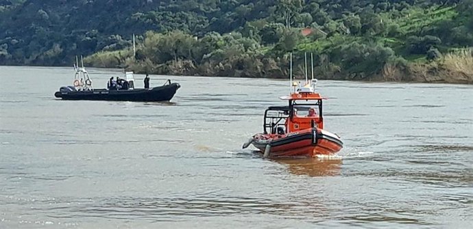 Dispositivo de búsqueda este lunes por el río Guadiana.