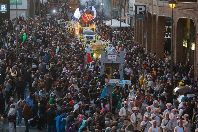 Desfile de Antroxu en Avilés en una imagen de archivo.
