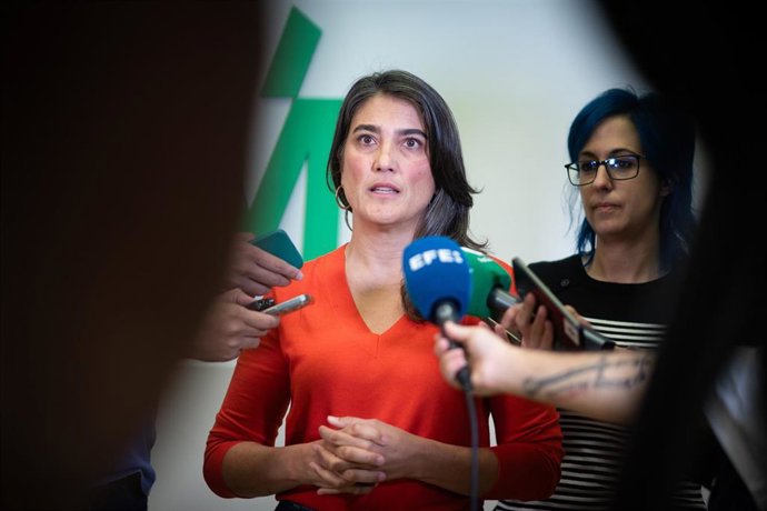 Archivo - La portavoz del grupo parlamentario de Más Madrid en la Asamblea de Madrid, Manuela Bergerot.